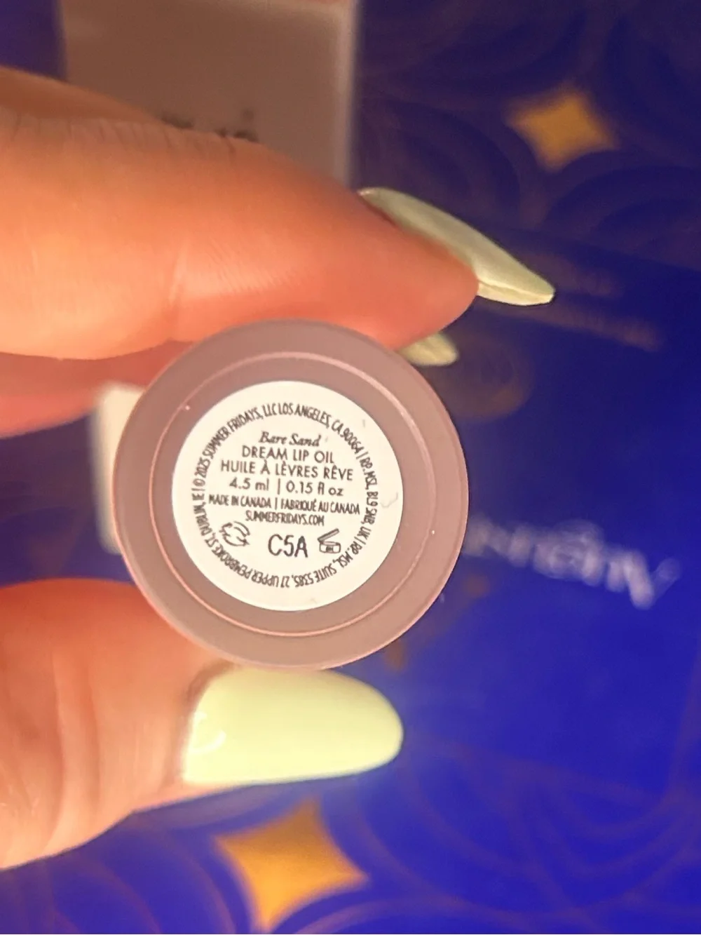 Summer Fridays Dream Lip Oil - Bare Sand Nude Pink
